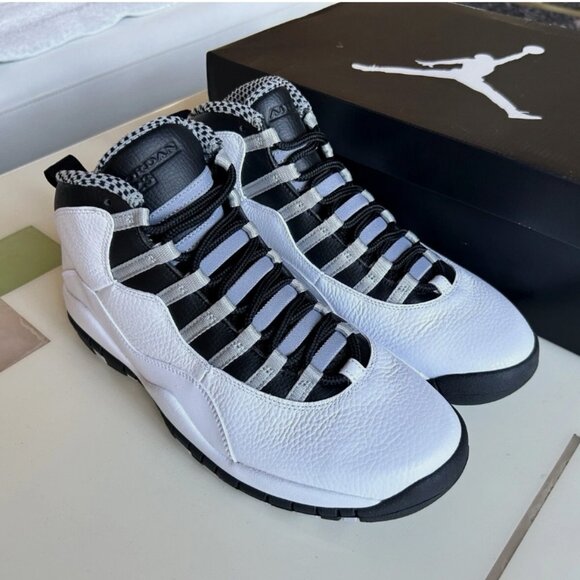 OG Air Jordan Retro X  ( 10 )  Retro “Steel” Sneakers  Mens Size 10 main image 11